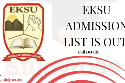 EKSU Admission List
